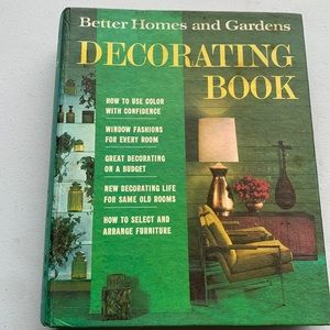 Vtg 1968 Better Homes and Gardens Decorating Book 5-Ring Binder Mid Modern